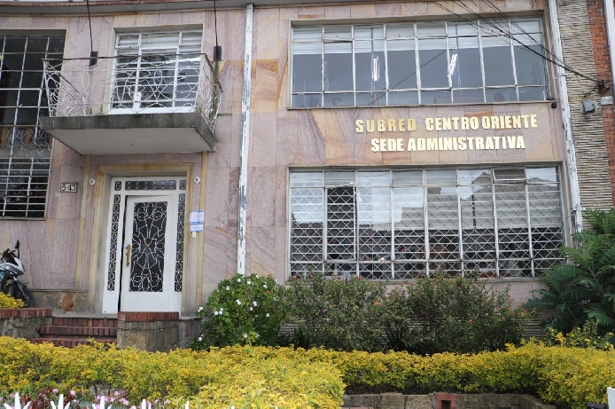 Imagen de la fachada Subred  de salud Centro Oriente